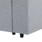 134.40 Modern U-Shaped 6 Seater Sectional Sofa with 2 Large Chaises, Removable Ottomans and Soft Cushions