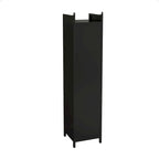 Modern Glass Door Cabinet with Featuring Storage, for Entryway Living Room Bathroom Dining Room