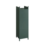 Modern Glass Door Cabinet with Featuring Storage, for Entryway Living Room Bathroom Dining Room