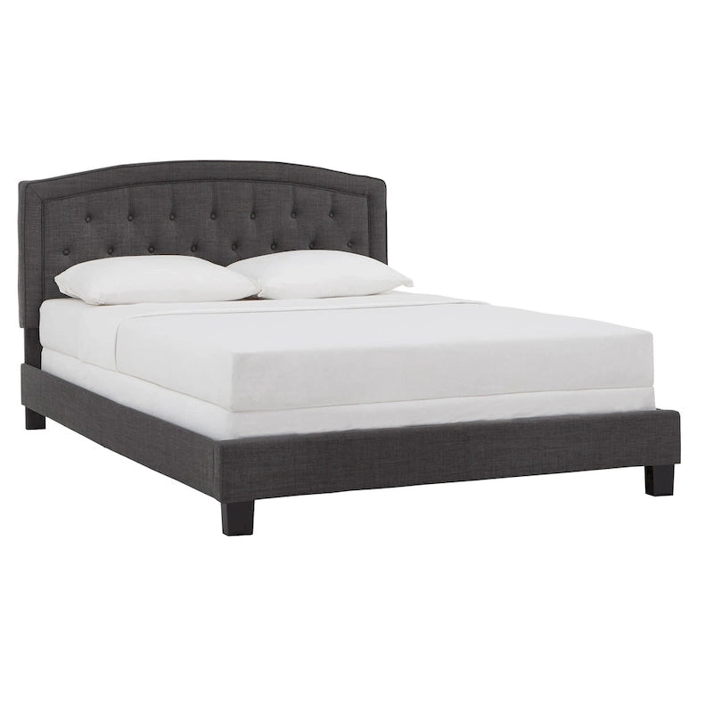 Fontana Adjustable Diamond-tufted Arched Back Bed by