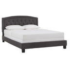 Fontana Adjustable Diamond-tufted Arched Back Bed by