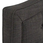 Fontana Adjustable Diamond-tufted Arched Back Bed by