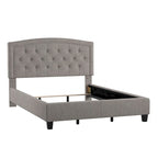 Fontana Adjustable Diamond-tufted Arched Back Bed by