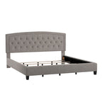 Fontana Adjustable Diamond-tufted Arched Back Bed by