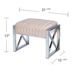 Brent Fabric Ottoman