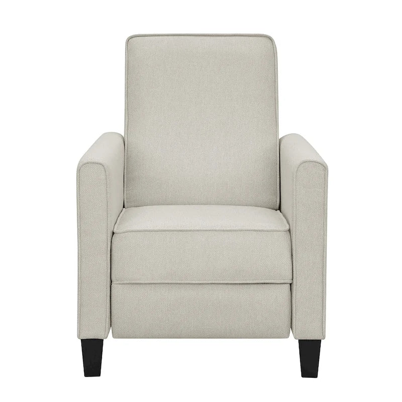 Haynes Traditional Fabric Welted Padded Recliner Chair by Furniture of America