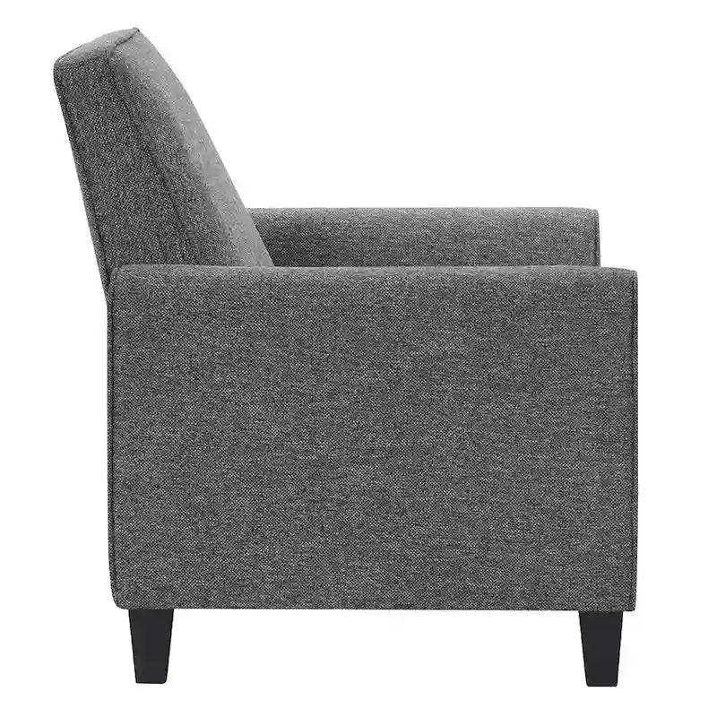 Haynes Traditional Fabric Welted Padded Recliner Chair by Furniture of America