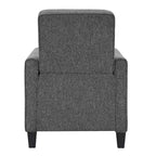 Haynes Traditional Fabric Welted Padded Recliner Chair by Furniture of America