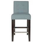 SAFAVIEH Lashunda 24-inch Counter Stool - 16.7 W x 20.1 L x 34.4 H - 17Wx20Dx34H