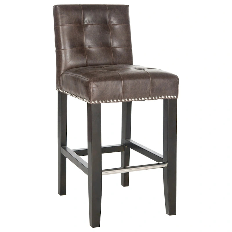 SAFAVIEH Lashunda 24-inch Counter Stool - 16.7 W x 20.1 L x 34.4 H - 17Wx20Dx34H