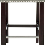 SAFAVIEH Lashunda 24-inch Counter Stool - 16.7 W x 20.1 L x 34.4 H - 17Wx20Dx34H