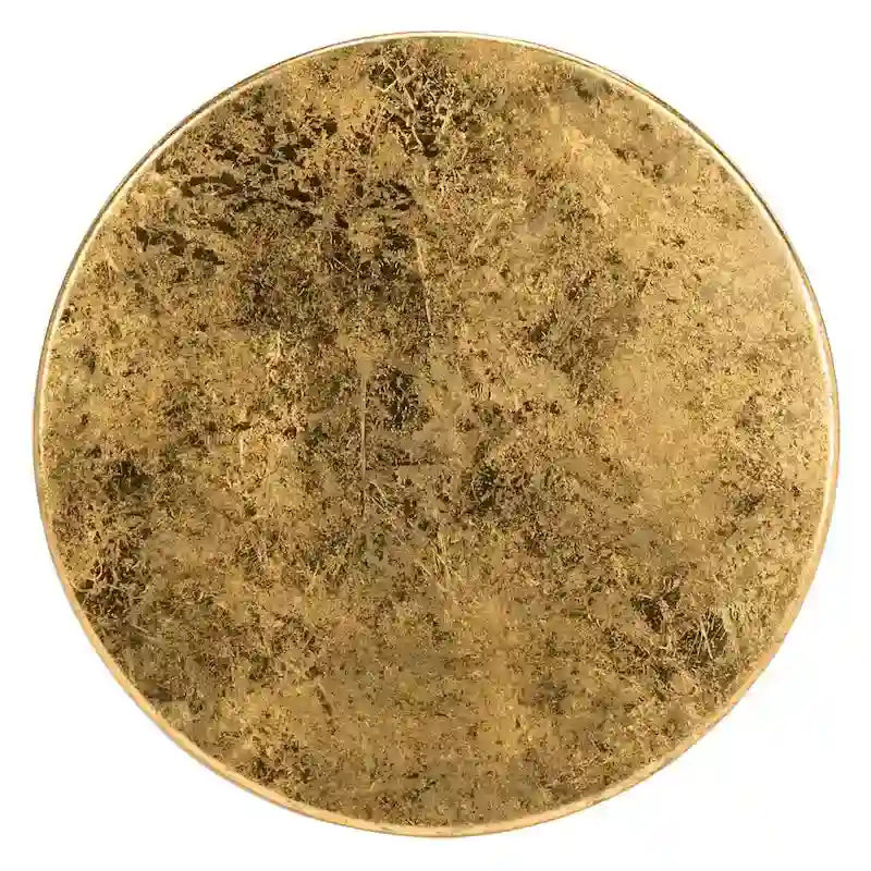 SAFAVIEH Elissa 30 Inch Gold Leaf Bar Stool - 18 x 18 x 30 - 18Wx18Dx30H