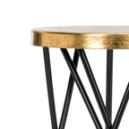 SAFAVIEH Elissa 30 Inch Gold Leaf Bar Stool - 18 x 18 x 30 - 18Wx18Dx30H