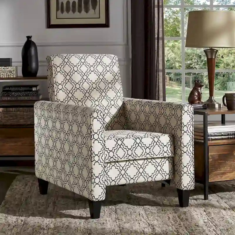Tabitha Fabric Push Back Recliner by