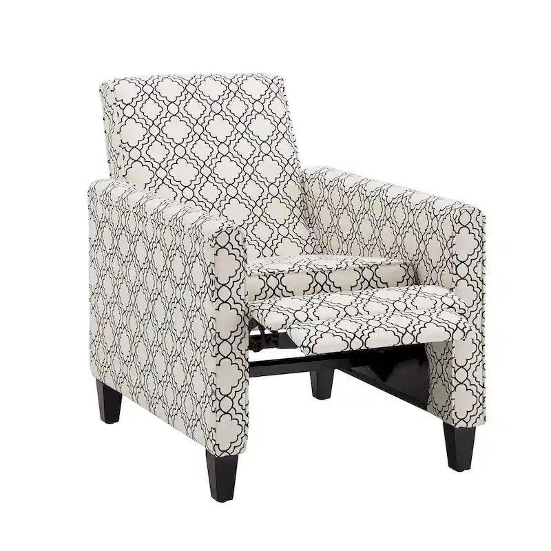Tabitha Fabric Push Back Recliner by