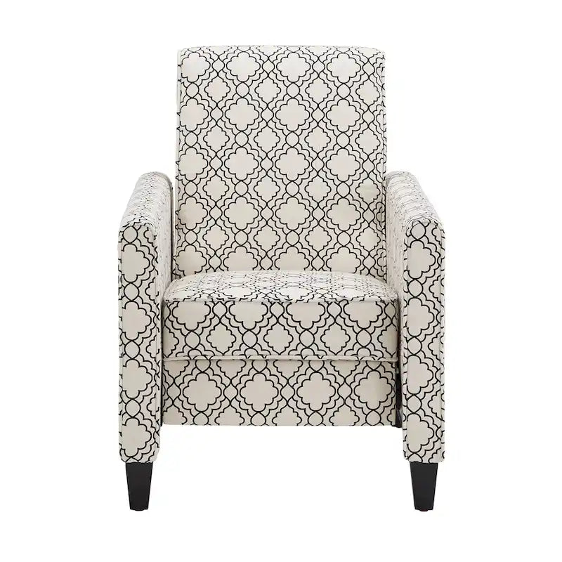 Tabitha Fabric Push Back Recliner by