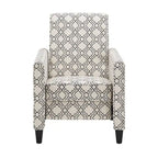 Tabitha Fabric Push Back Recliner by
