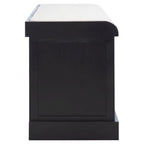 SAFAVIEH Mozella 3-Drawer Cushion Bench - 42 W x 15 D x 20 H - 42Wx15Dx20H