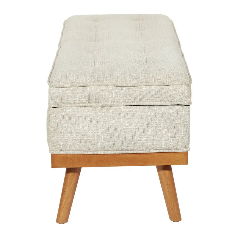 OS Home and Office Furniture Model Katheryn Storage Bench - Linen