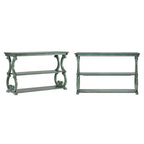 Eldoria Wood Scroll Sofa Table