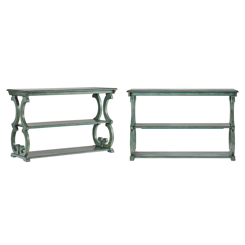 Eldoria Wood Scroll Sofa Table
