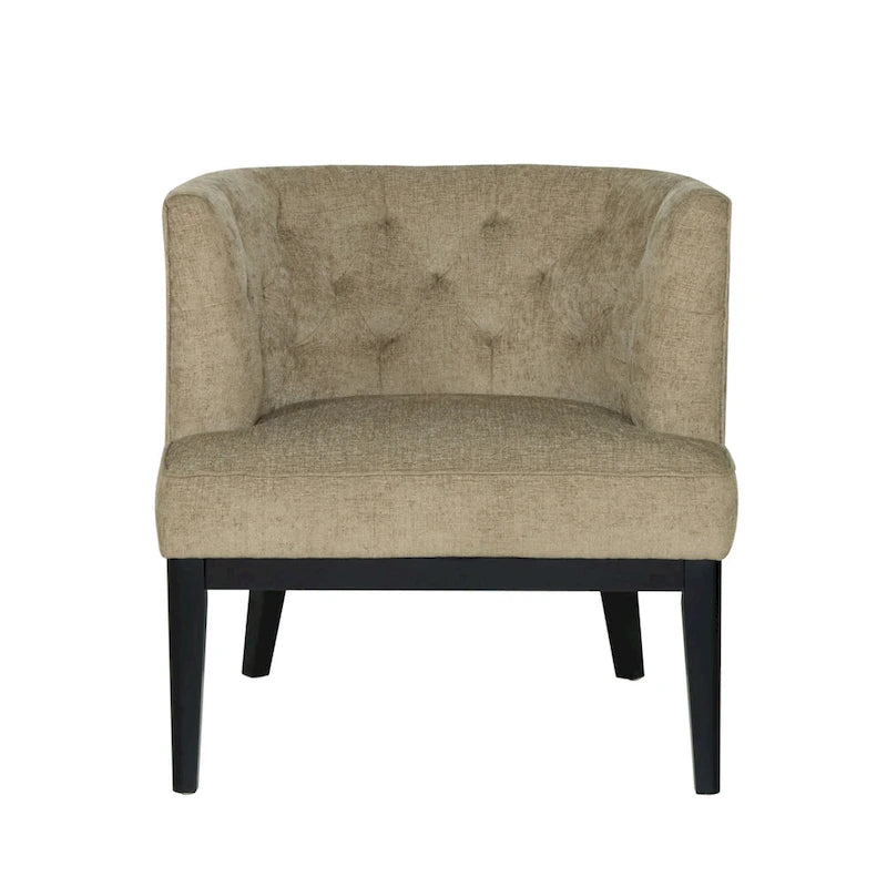 Clough Fabric or Faux Leather Tufted Accent Chair (Set of 2) by Christopher Knight Home