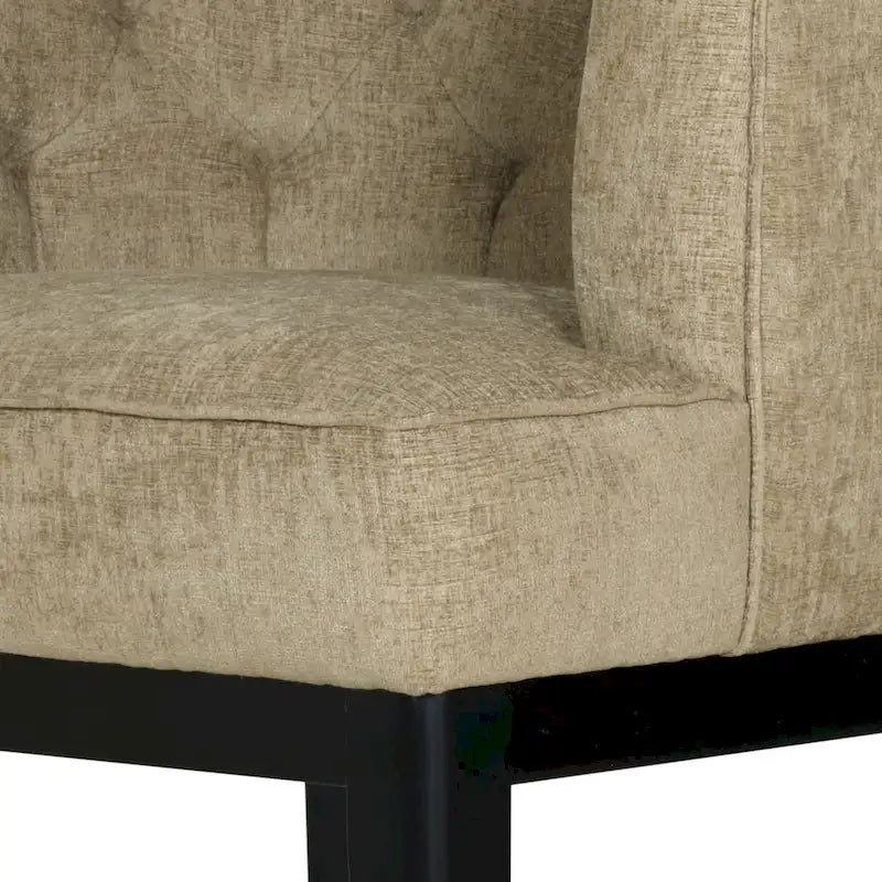 Clough Fabric or Faux Leather Tufted Accent Chair (Set of 2) by Christopher Knight Home