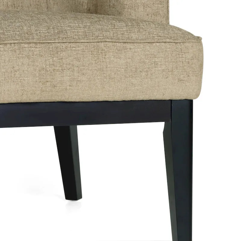 Clough Fabric or Faux Leather Tufted Accent Chair (Set of 2) by Christopher Knight Home