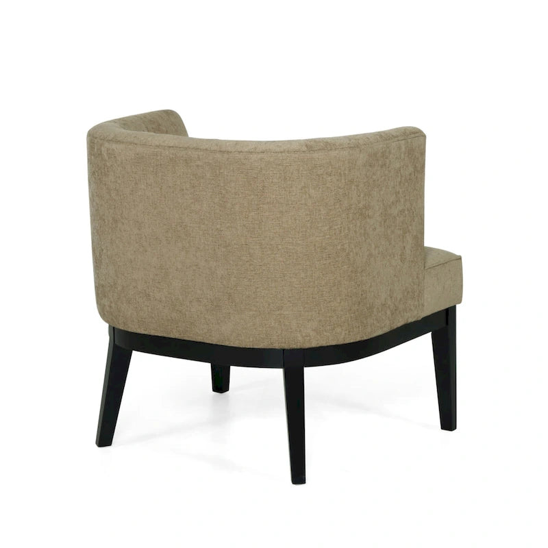 Clough Fabric or Faux Leather Tufted Accent Chair (Set of 2) by Christopher Knight Home