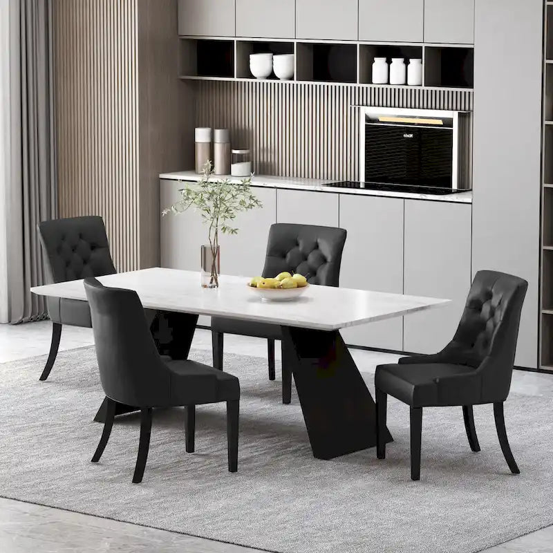 Cheney Tufted Dining Chairs (Set of 4) by 