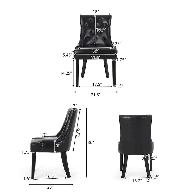 Cheney Tufted Dining Chairs (Set of 4) by