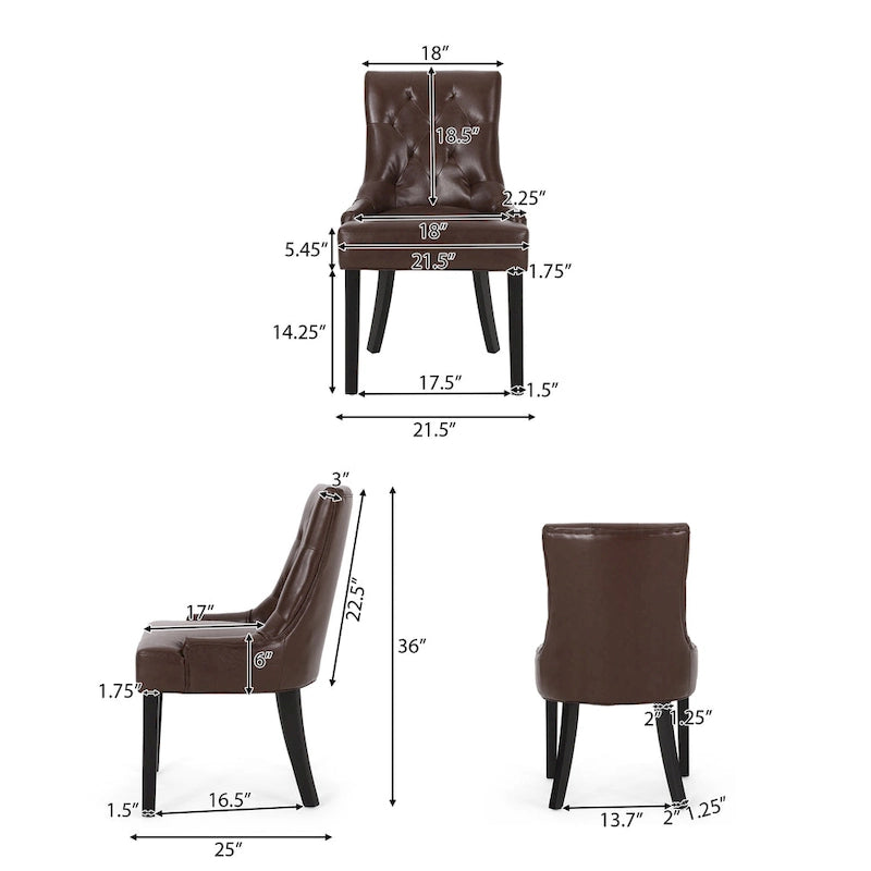 Cheney Tufted Dining Chairs (Set of 4) by