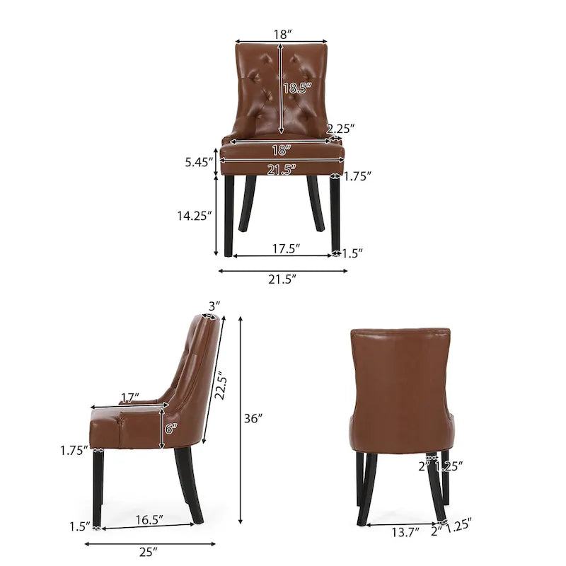 Cheney Tufted Dining Chairs (Set of 4) by