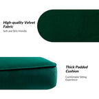 Barto Modern Velvet Tufted Side Chair with Golden Legs by HULALA HOME