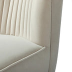 Barto Modern Velvet Tufted Side Chair with Golden Legs by HULALA HOME