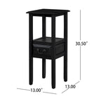 Rivera Acacia Wood Accent Table by Christopher Knight Home