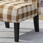 Kassi Contemporary Fabric Slipper Accent Chair by