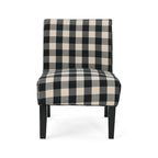 Kassi Contemporary Fabric Slipper Accent Chair by