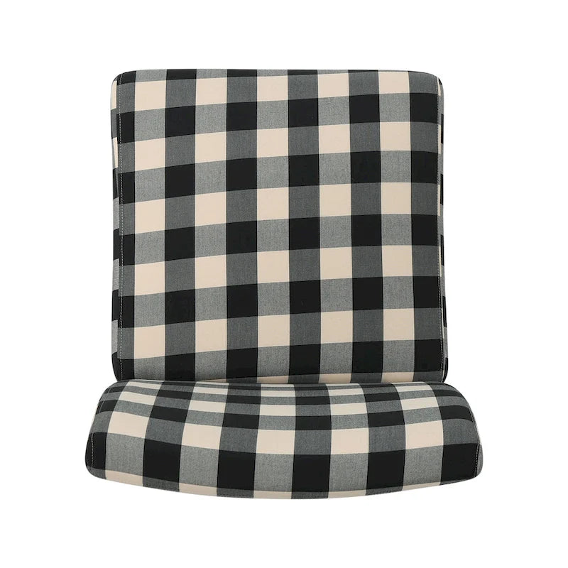 Kassi Contemporary Fabric Slipper Accent Chair by