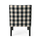 Kassi Contemporary Fabric Slipper Accent Chair by