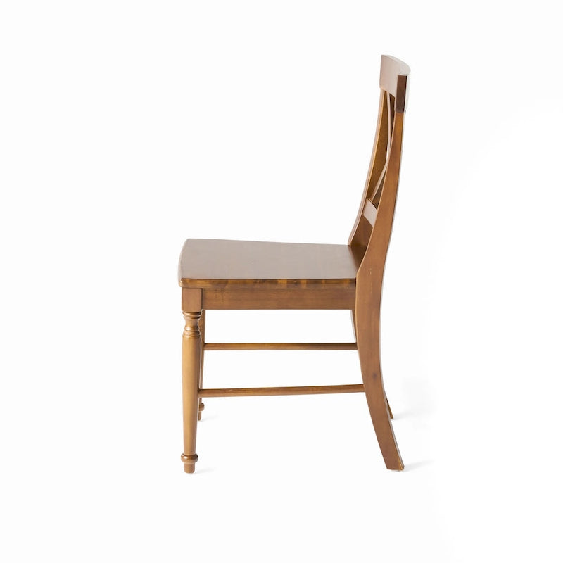 Rovie Acacia Wood Dining Chair (Set of 2) by Christopher Knight Home