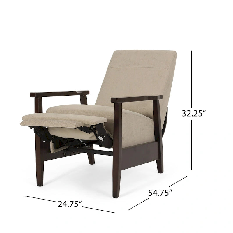 Plevna Upholstered Pushback Recliner by