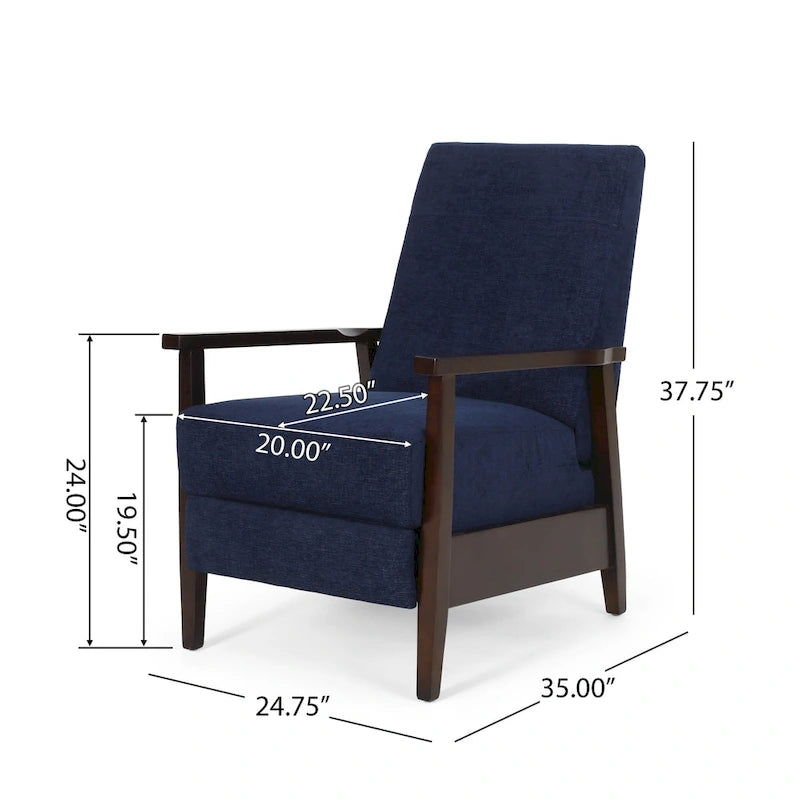 Plevna Upholstered Pushback Recliner by