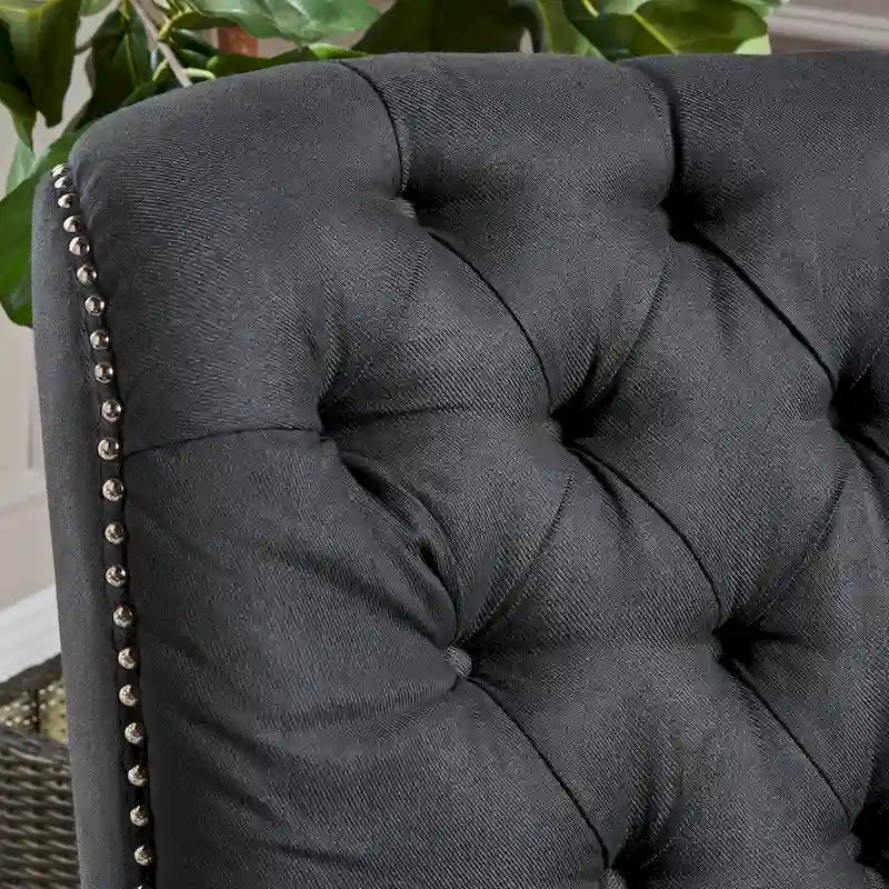 Salomo Tufted Fabric Power Recliner by Christopher Knight Home