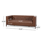 Petteti Upholstered Sofa by Christopher Knight Home