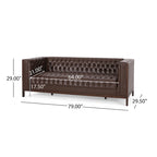 Petteti Upholstered Sofa by Christopher Knight Home