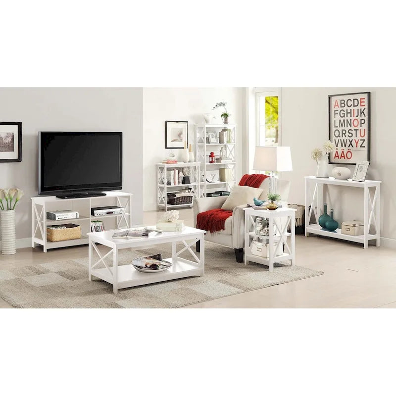 Convenience Concepts Oxford End Table with Shelves