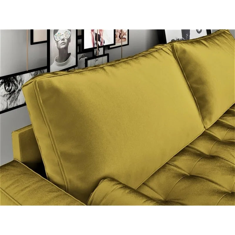 Mac Velvet Mid-century Style Sofa