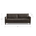 Hydeline Ennis Top Grain Leather Sofa and Chair Set - Sofa, Chair