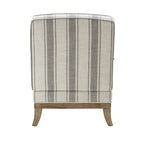 Rinaldo Farmhouse Polyester Armchair with Solid Wood Legs Set of 2 by HULALA HOME